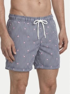 Jack & Jones Szorty kąpielowe Maui Breeze 12291425 Granatowy Regular Fit
