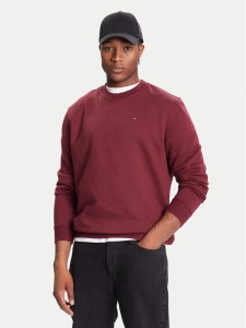 Tommy Jeans Bluza DM0DM20741 Bordowy Regular Fit