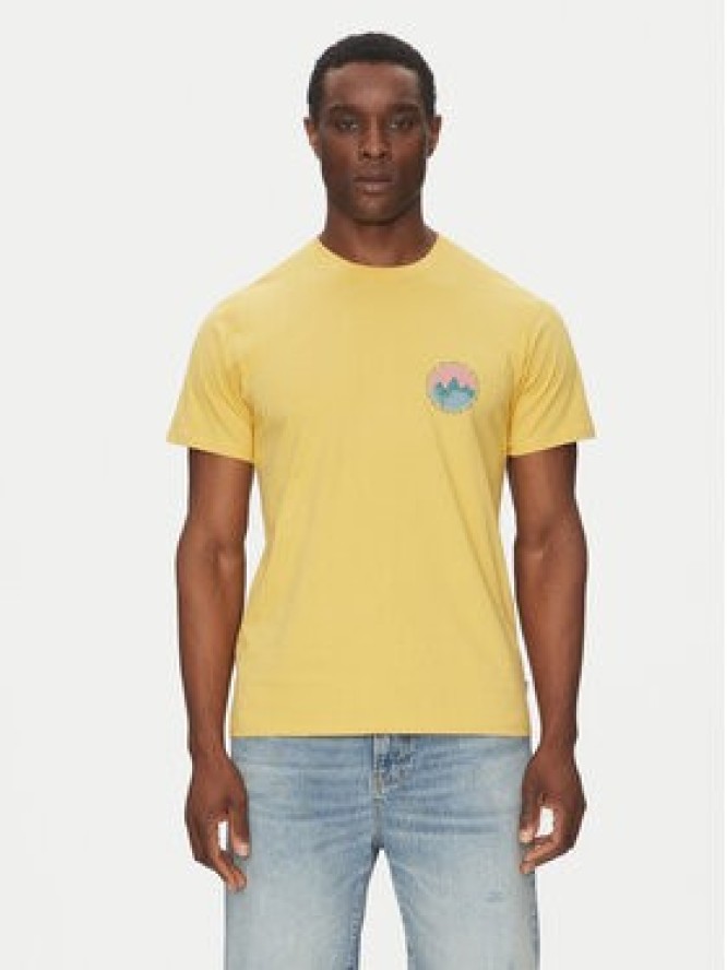 Billabong T-Shirt Brightness Ss EBYZT00306 Żółty Regular Fit