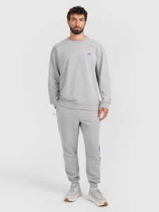 4F Spodnie dresowe joggery męskie - szare S