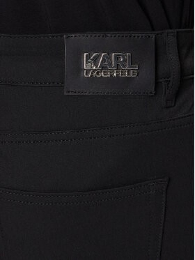 KARL LAGERFELD Spodnie materiałowe 265840 554815 Czarny Regular Fit