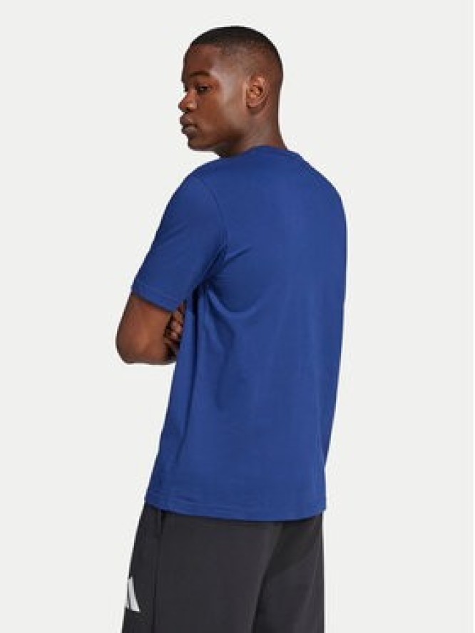 adidas T-Shirt Essentials Big Logo JE8940 Granatowy Regular Fit
