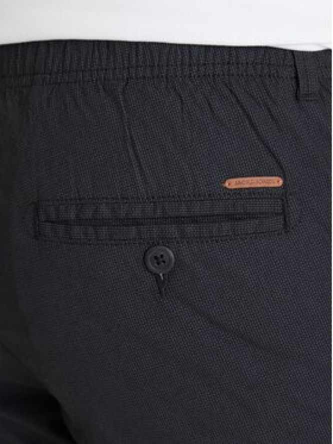 Jack & Jones Chinosy Marco 12293491 Czarny Slim Fit