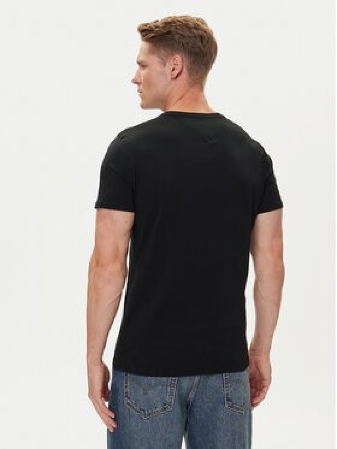 Tommy Jeans T-Shirt DM0DM04411 Czarny Slim Fit