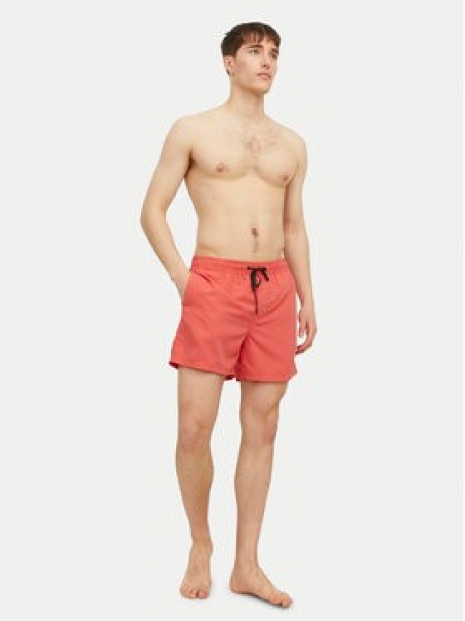 Jack & Jones Szorty kąpielowe Jpstfiji 12225961 Koralowy Regular Fit