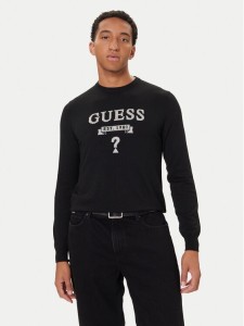Guess Sweter M5YR00 Z0122 Czarny Slim Fit