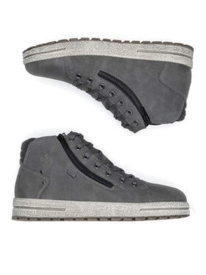 Rieker Trzewiki 30721-45 Szary