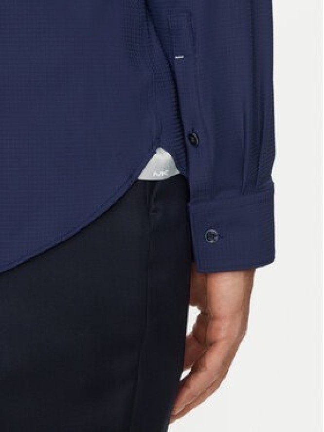 Michael Kors Koszula MK0DS01531 Granatowy Slim Fit