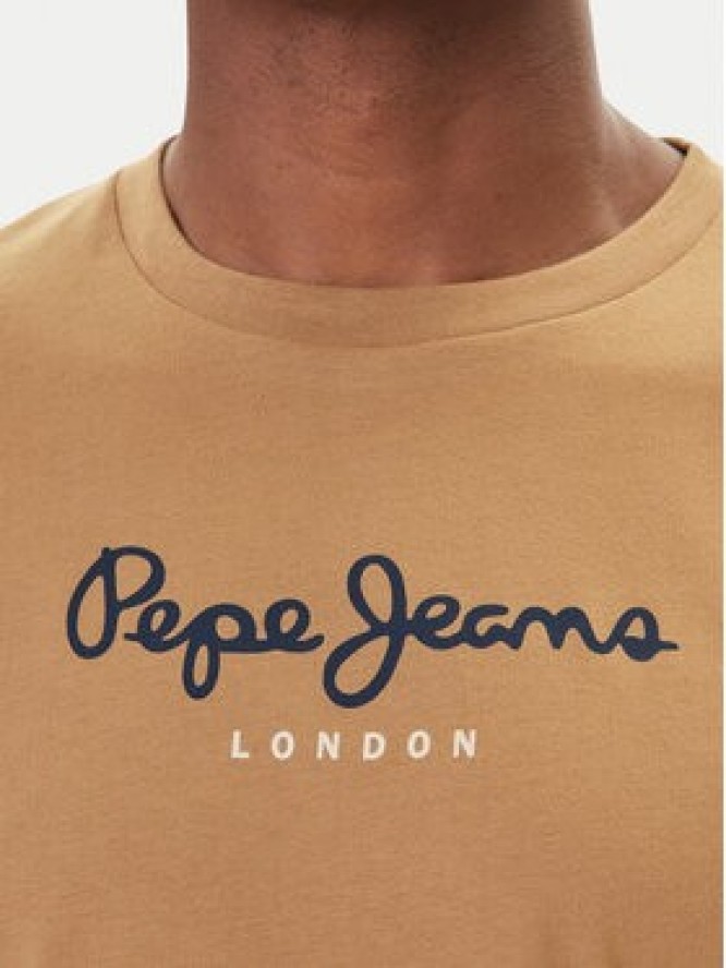 Pepe Jeans T-Shirt Eggo N PM509979 Beżowy Regular Fit