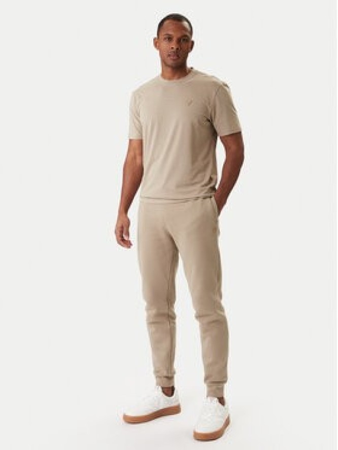 Guess Spodnie dresowe Z2YB22 K9V31 Beżowy Regular Fit