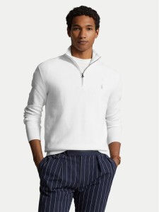 Polo Ralph Lauren Sweter 710932304502 Biały Regular Fit