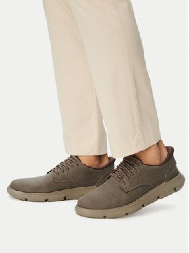 Skechers Półbuty Slip-Ins: Garza - Clive 205352/DKTP Brązowy