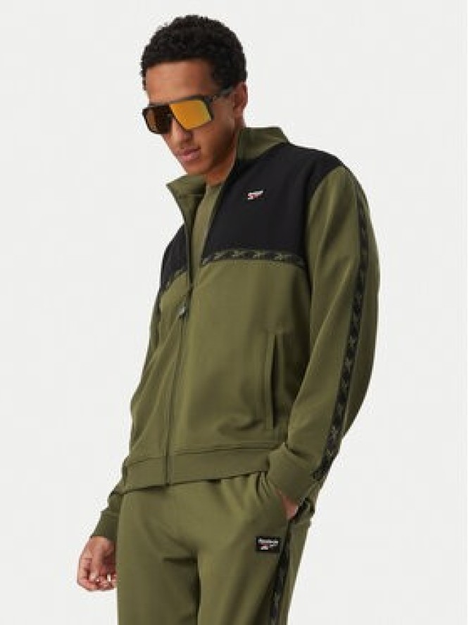 Reebok Bluza Artek RK25726CCM Zielony ciemny Regular Fit