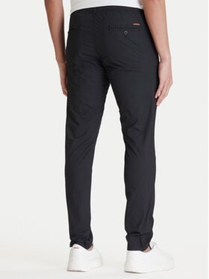 Jack & Jones Chinosy Marco 12293491 Czarny Slim Fit