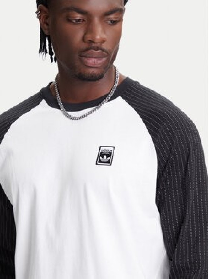 adidas Longsleeve Wabash Baseball JW0164 Biały Loose Fit