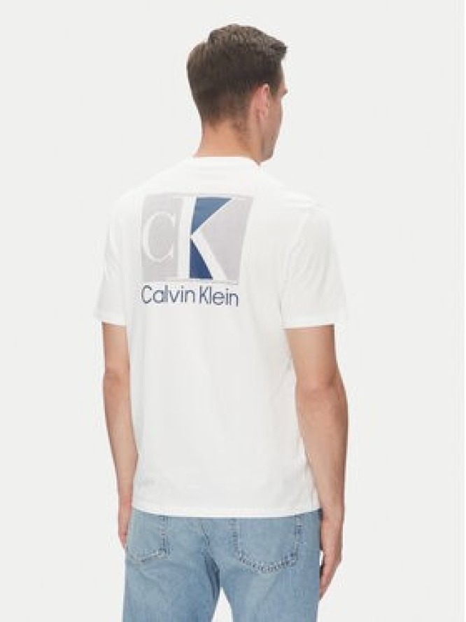 Calvin Klein T-Shirt LV04RC853G Biały Regular Fit