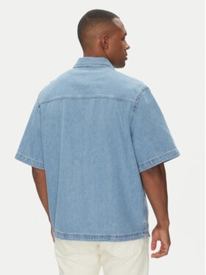 Calvin Klein Jeans Koszula jeansowa Bowler J30J327512 Niebieski Relaxed Fit