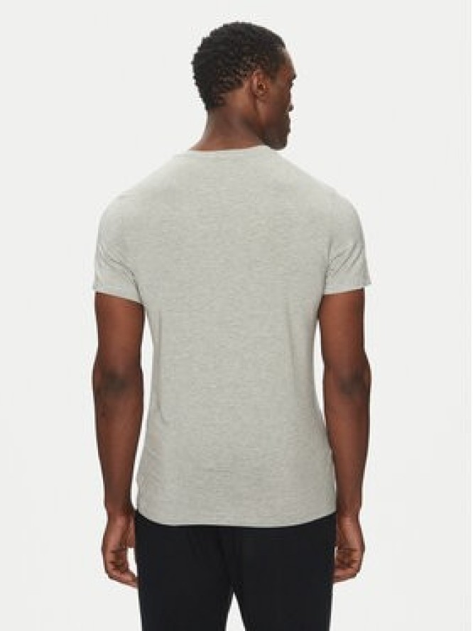 Calvin Klein Underwear T-Shirt Henley LV00NM2803 Szary Regular Fit