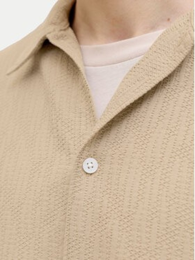 Jack & Jones Koszula Montauk 12293555 Beżowy Regular Fit
