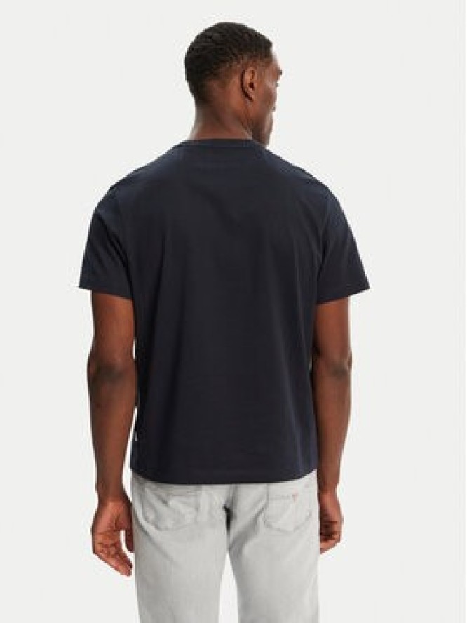 Guess Jeans T-Shirt M4YI42 K8FQ4 Granatowy Regular Fit