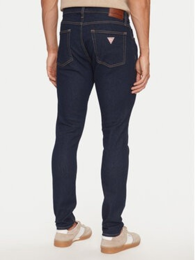Guess Jeans Jeansy M4YA0F D5DM5 Granatowy Skinny Fit