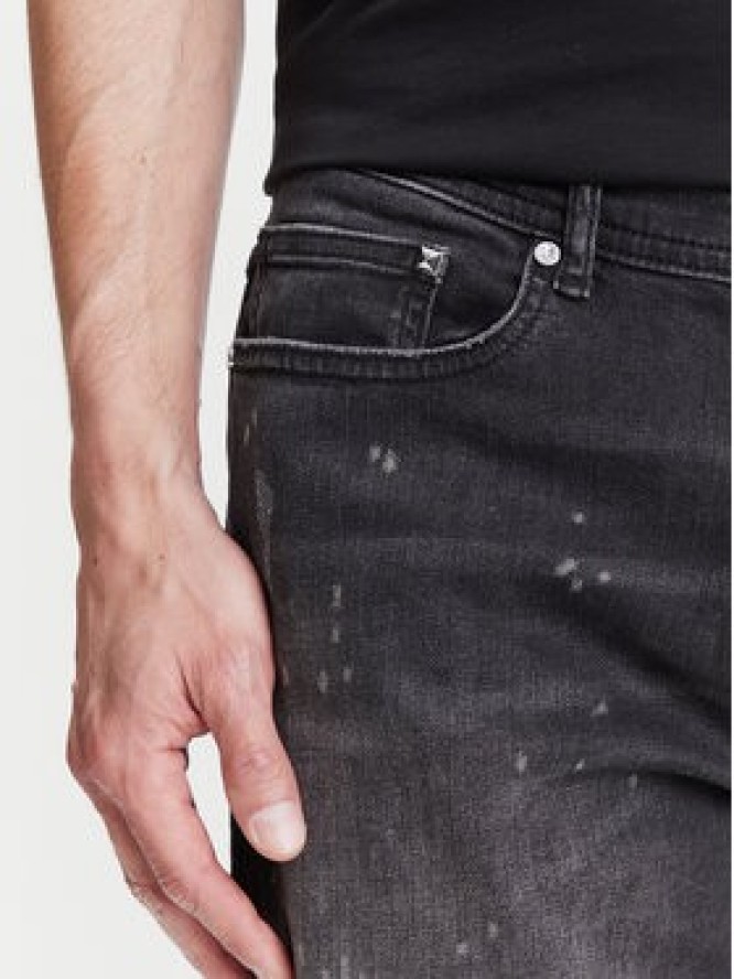 KARL LAGERFELD Szorty jeansowe 265820 552832 Czarny Slim Fit