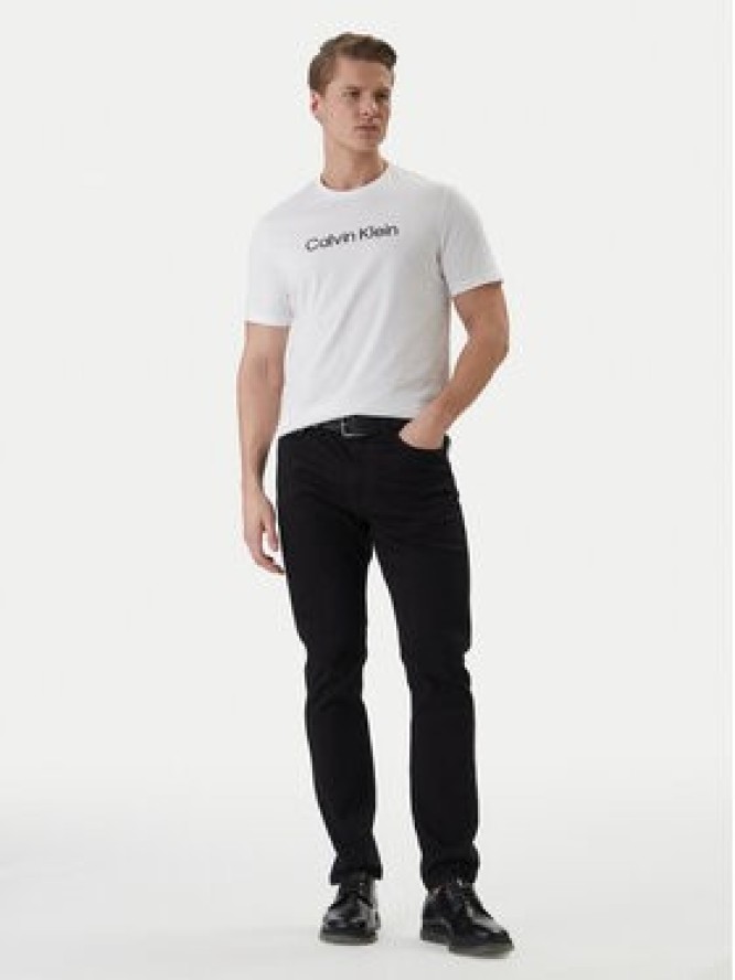 Calvin Klein T-Shirt LV04LF809G Biały Regular Fit