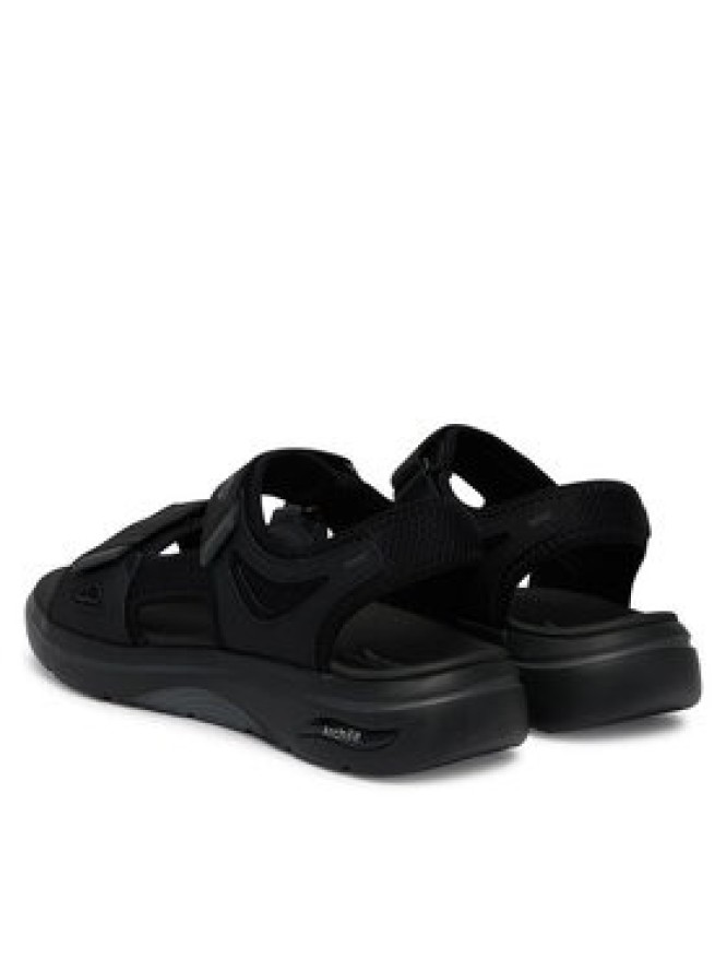 Skechers Sandały Go Walk Arch Fit 2.0 229309/BBK Czarny