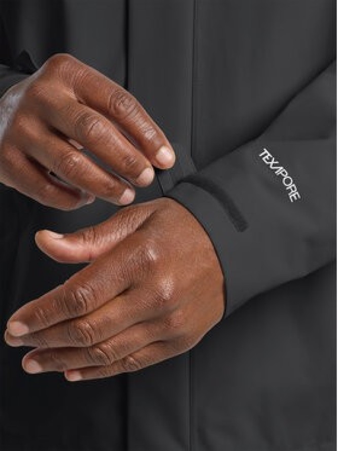 Jack Wolfskin Kurtka outdoor Trailtime 2l A63903 Czarny Regular Fit