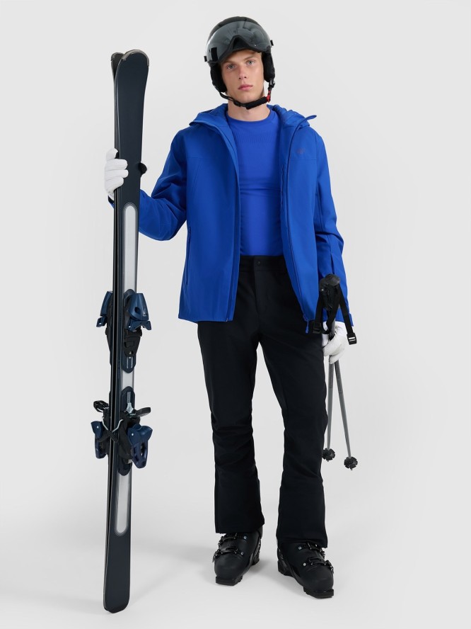 4F Kurtka narciarska membrana 5000 męska - niebieska XL