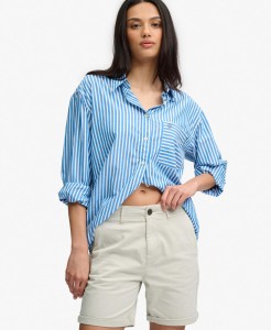 superdry Chino Shorts z elastycznej bawełny — Rainy Day Grey