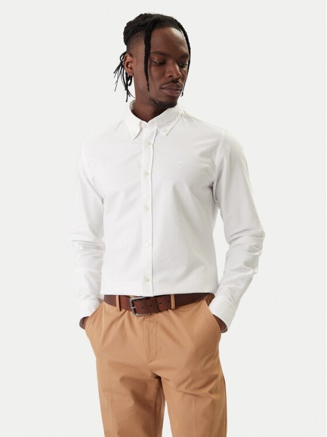 BOSS Koszula H-Roan 50555920 Biały Slim Fit