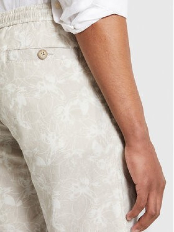 Bugatti Szorty materiałowe 1949 56416A Beżowy Slim Fit