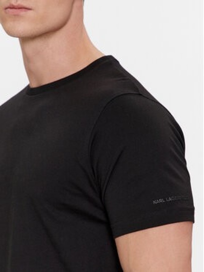 KARL LAGERFELD Komplet t-shirtów 765000 500298 Czarny Slim Fit