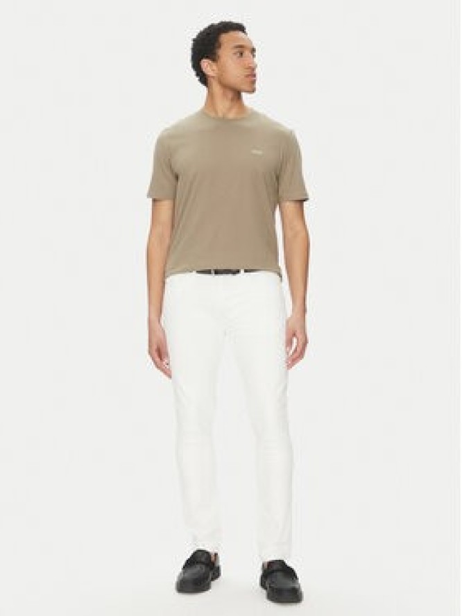 HUGO T-Shirt Dero222 50466158 Brązowy Regular Fit