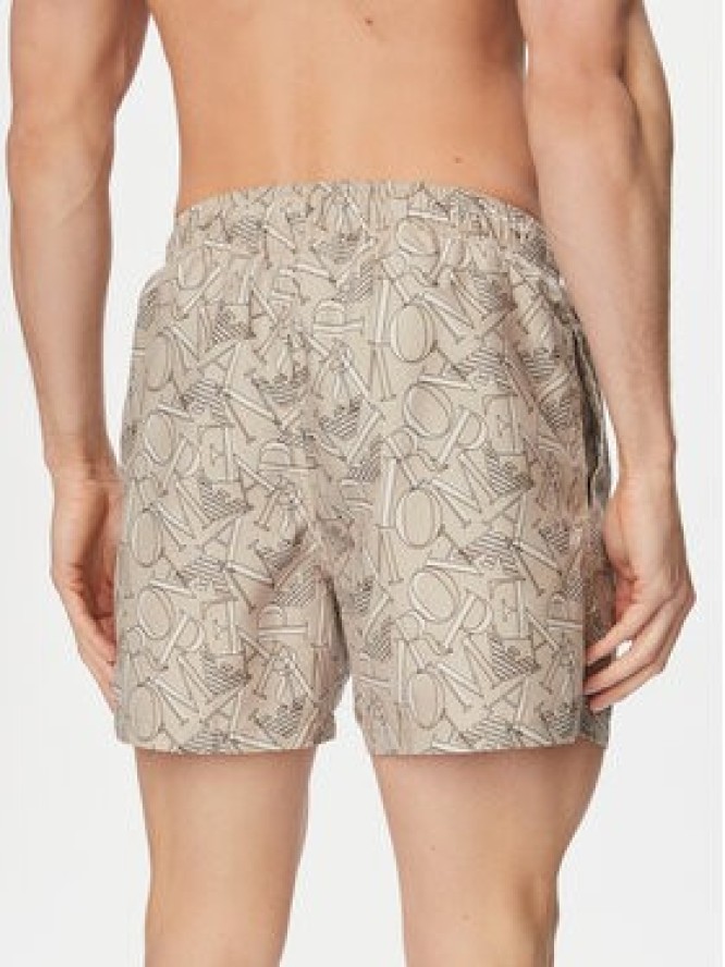 Emporio Armani Szorty kąpielowe EM000583 AF20440 F6056 Szary Regular Fit