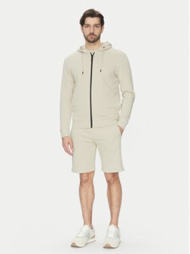 Guess Szorty sportowe Z2YD04 KAIJ1 Écru Regular Fit