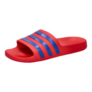 Tongs adidas adilette aqua Czerwony/Niebieski