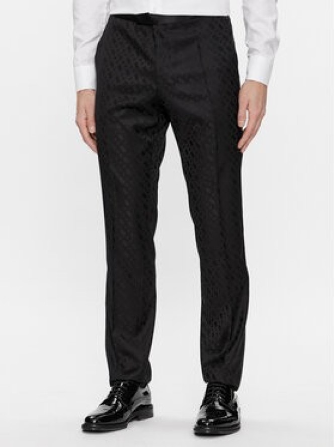 Boss Garnitur H-Huge-2Pcs-Tux-231 50502453 Czarny Slim Fit