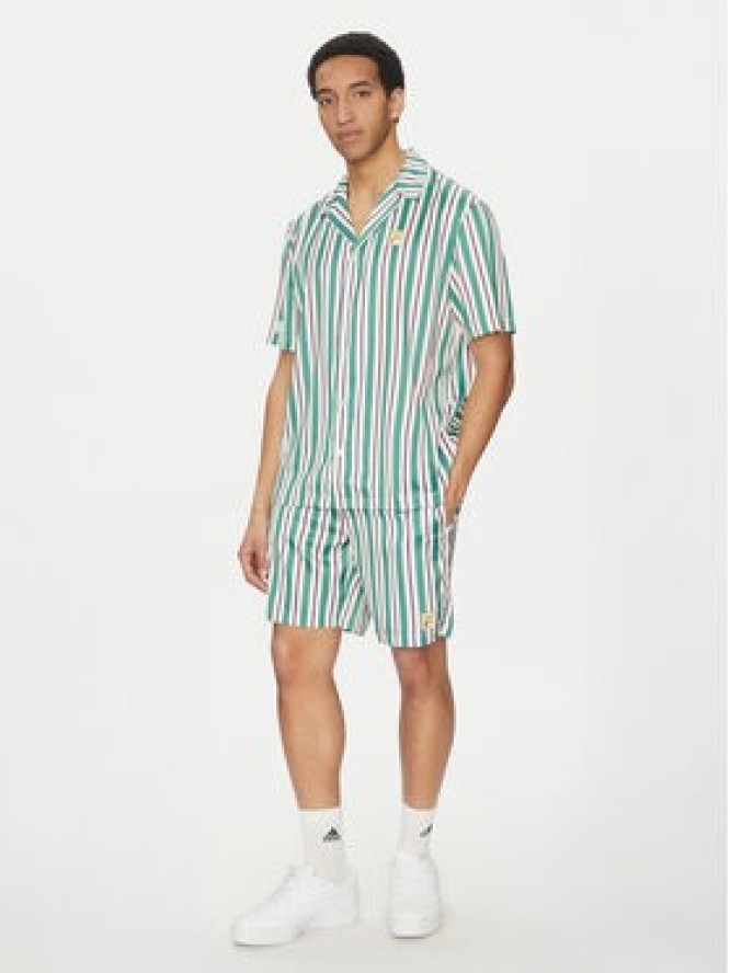 Fila Szorty sportowe Lastro FAM0925 Zielony Regular Fit