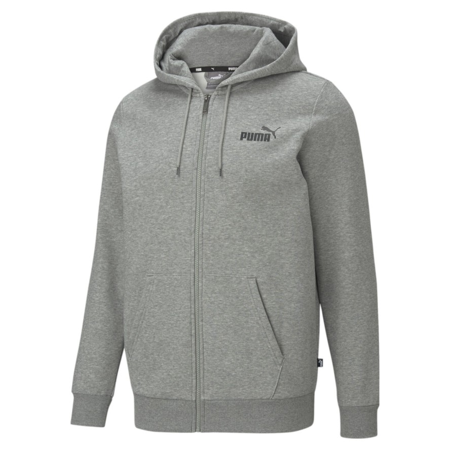 Bluza z kapturem Puma Essentials Full-Zip Logo, Mężczyźni