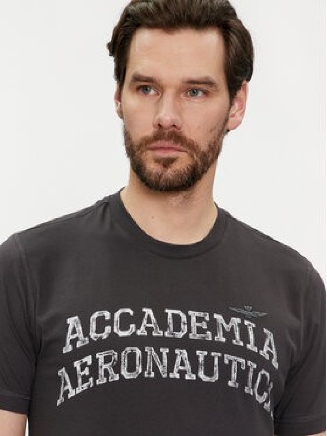 Aeronautica Militare T-Shirt 241TS2203J629 Czarny Regular Fit