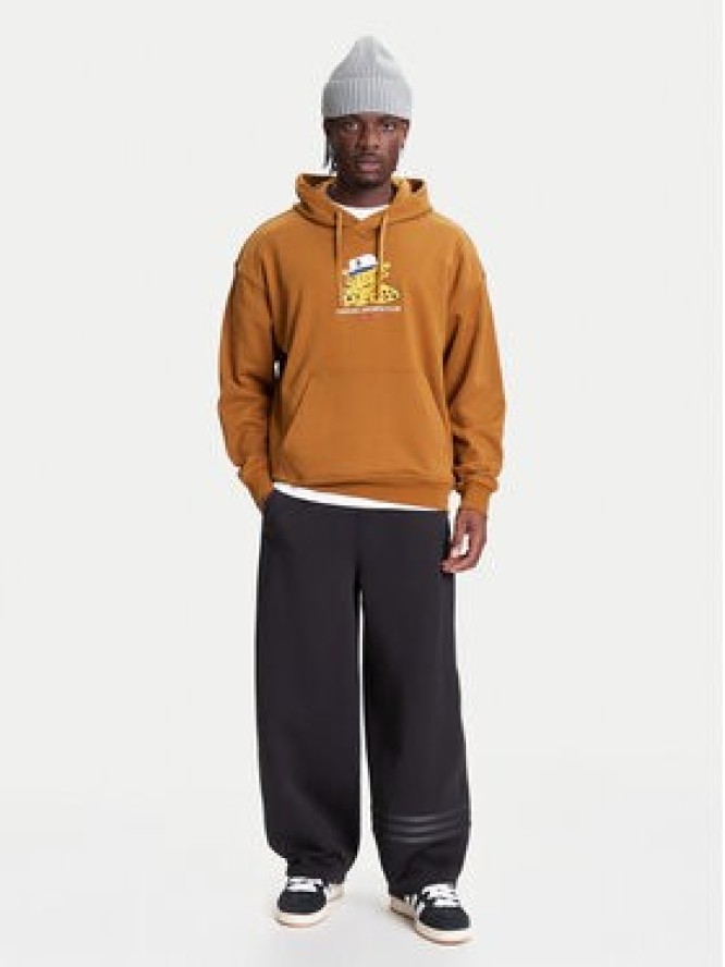 adidas Bluza Wabash JW0167 Brązowy Loose Fit