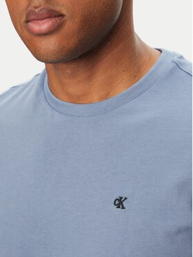 Calvin Klein Jeans T-Shirt LV14RD254G Niebieski Regular Fit