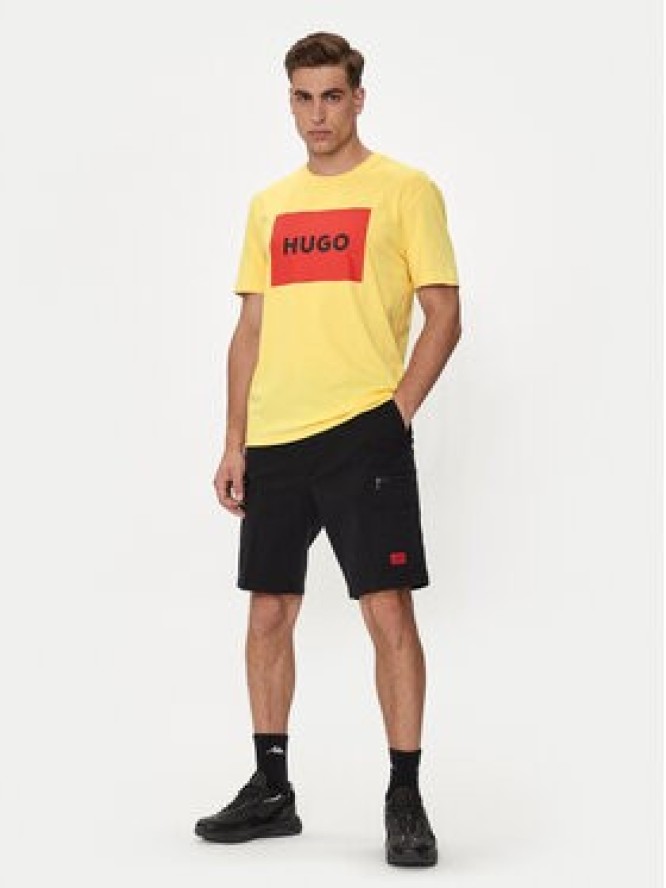 Hugo T-Shirt Dulive222 50467952 Żółty Regular Fit