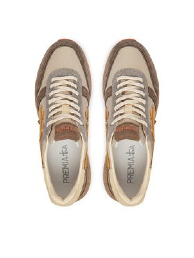 Premiata Sneakersy Mick Var 7866 Brązowy