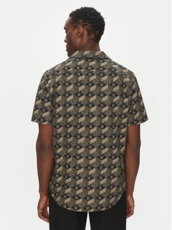 HUGO Koszula Ellino 50539705 Czarny Relaxed Fit