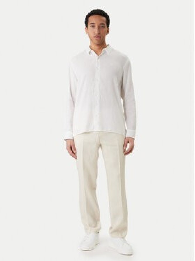 Calvin Klein Koszula LV04LE125G Biały Regular Fit