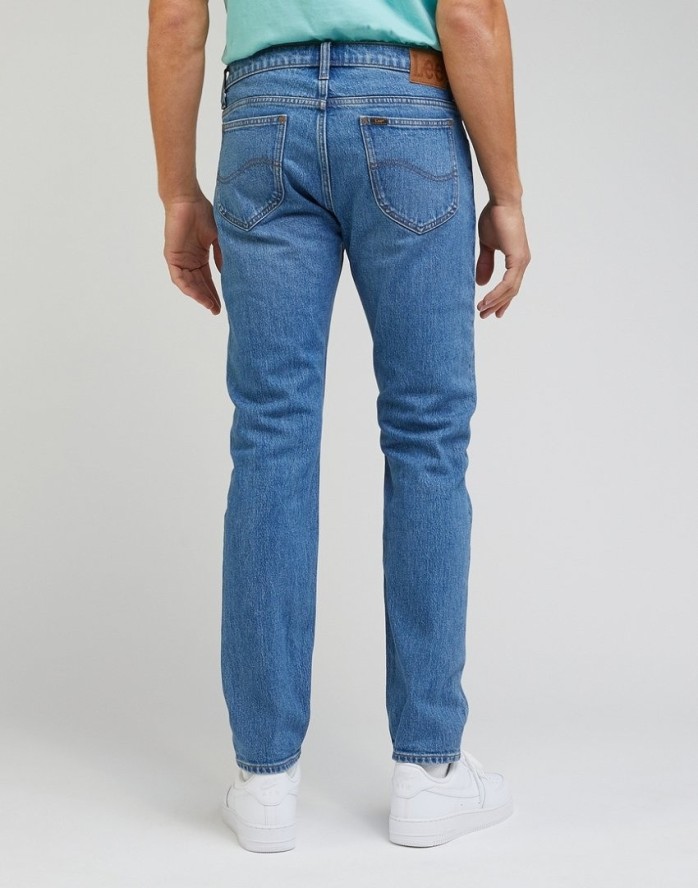 LEE RIDER MĘSKIE SPODNIE JEANSOWE JEANSY INTO THE BLUE WORN L701MWC02 112333673