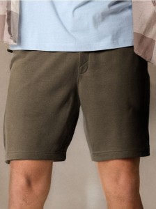 Szorty z wiązaniem - zielony